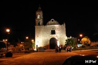 Campeche Kirche bei Nacht